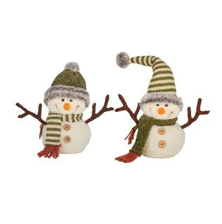 Fabric Snowman, Assorted