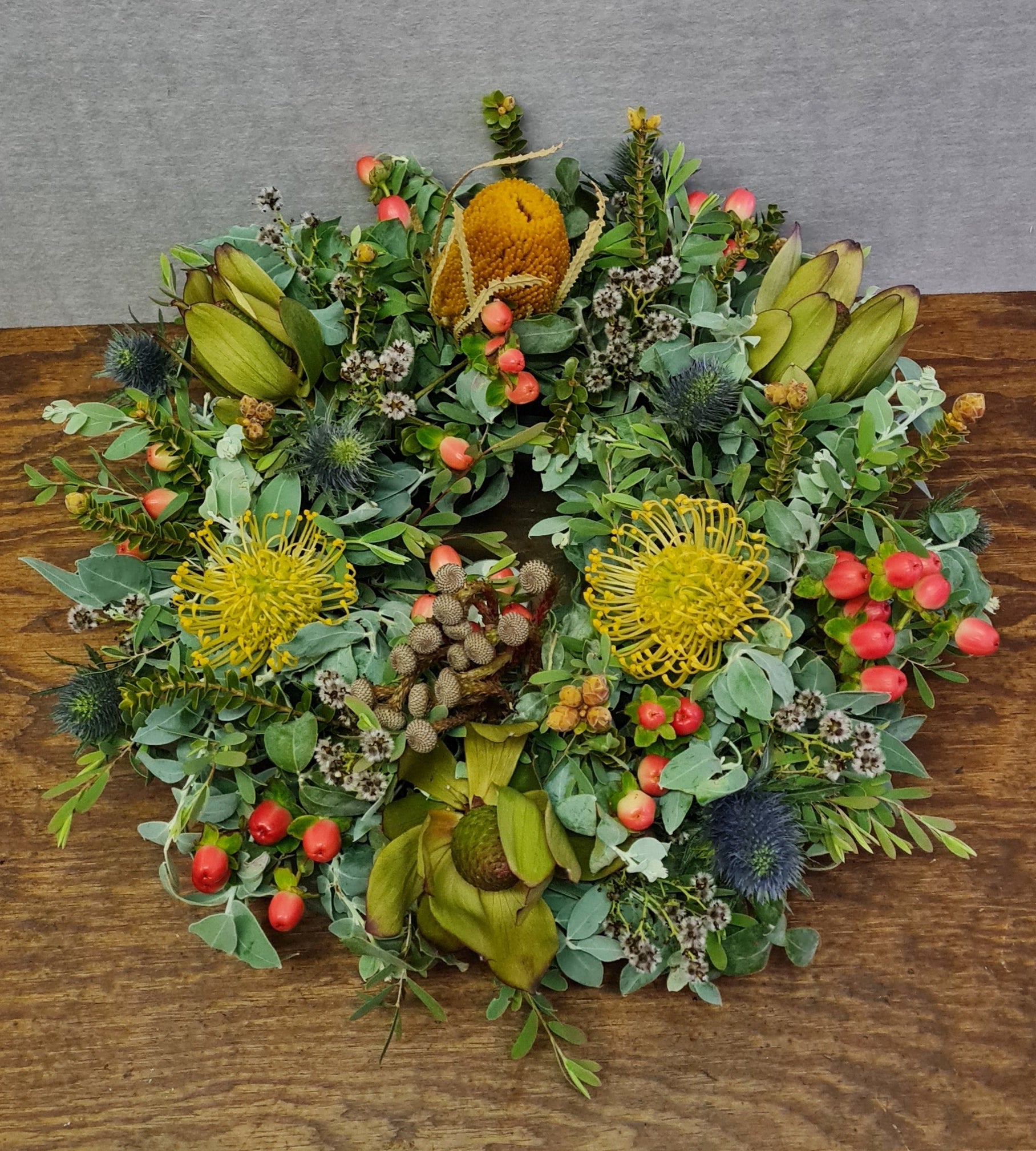 Wreath, mixed natives