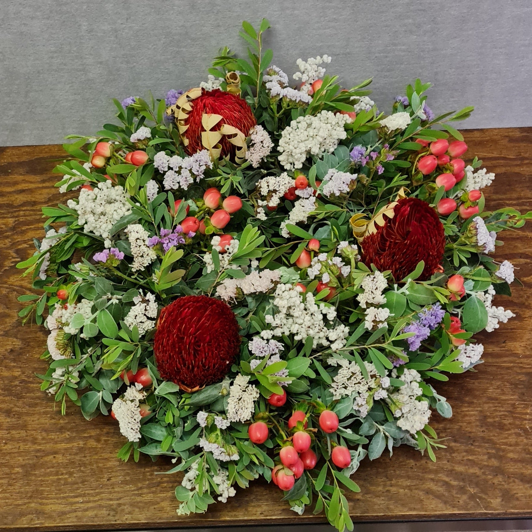 Wreath, mixed natives