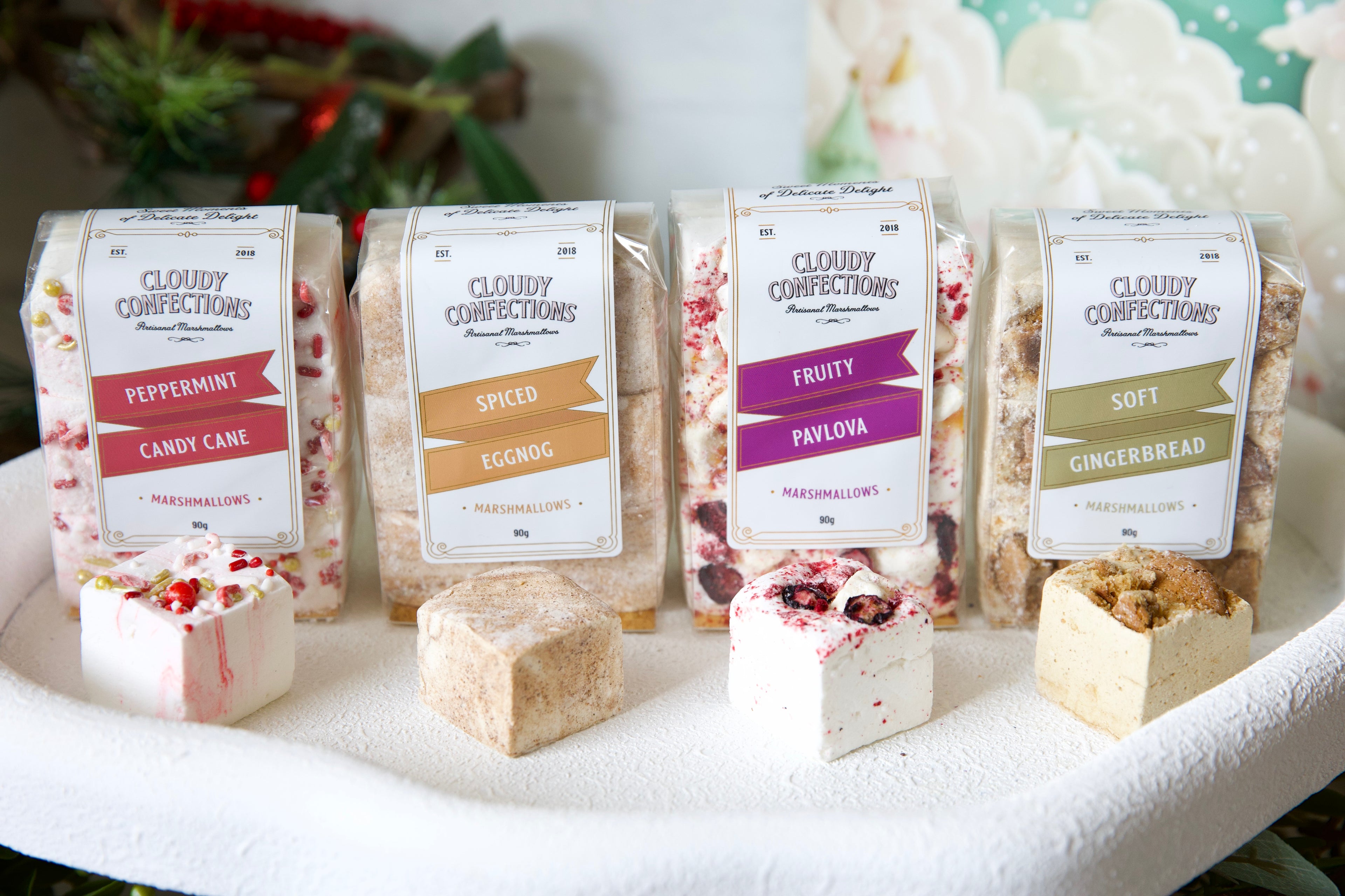 Cloudy Confections Advent Calendar, Artisanal Marshmallows