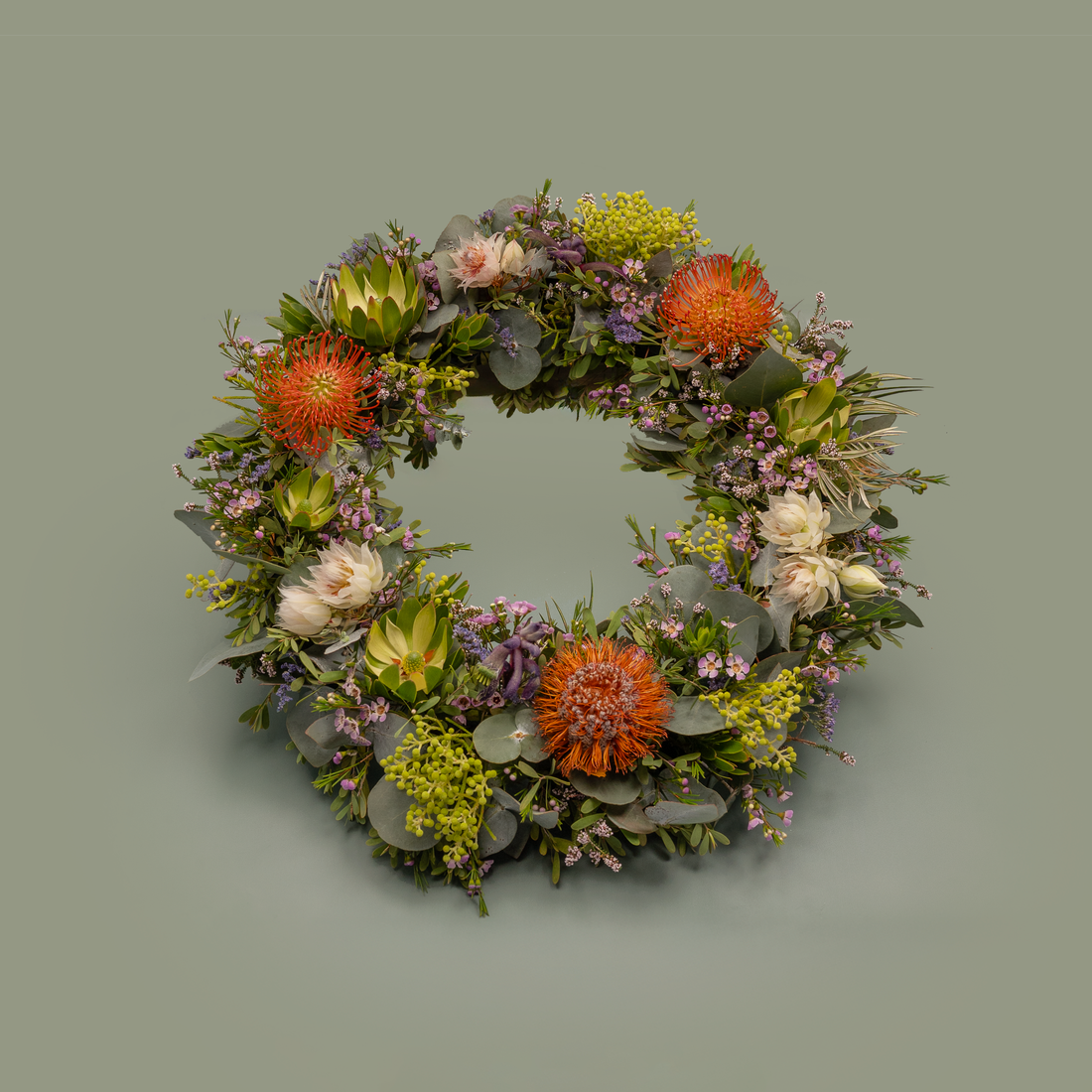 Wreath, mixed natives