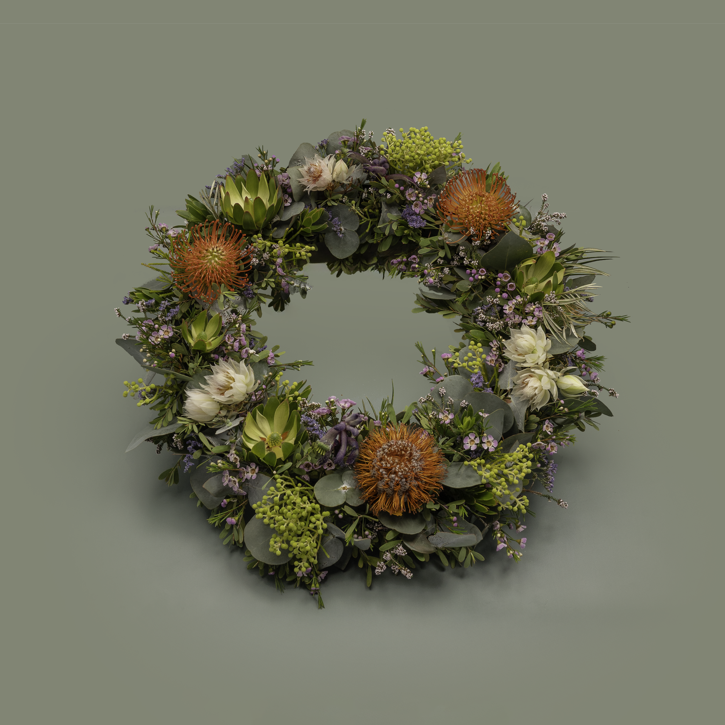 Wreath, mixed natives